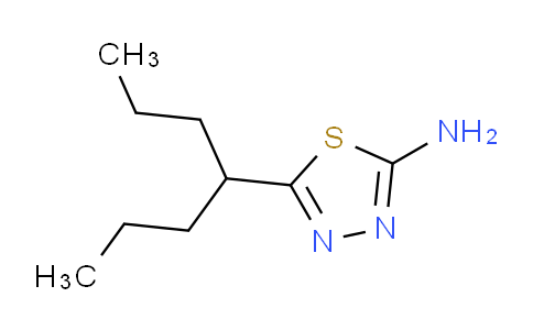 CAS No. 299441-41-1, 5-(1-Propylbutyl)-1,3,4-thiadiazol-2-amine