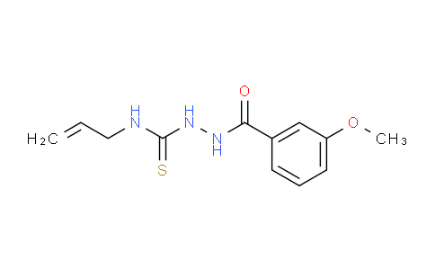 CAS No. 299923-31-2, N-Allyl-2-(3-methoxybenzoyl)hydrazinecarbothioamide