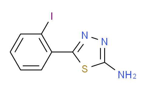 CAS No. 299934-10-4, 5-(2-Iodophenyl)-1,3,4-thiadiazol-2-amine
