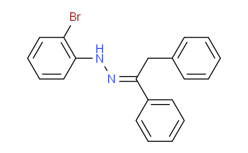 CAS No. 300658-40-6, N-(2-BROMOPHENYL)-N'-(1,2-DIPHENYLETHYLIDENE)HYDRAZINE