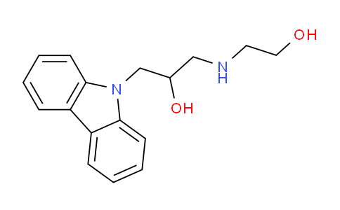 CAS No. 301160-68-9, 1-(9H-Carbazol-9-yl)-3-((2-hydroxyethyl)amino)propan-2-ol