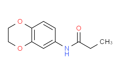 CAS No. 301307-03-9, N-(2,3-Dihydrobenzo[b][1,4]dioxin-6-yl)propionamide