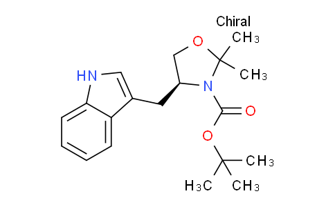 CAS No. 468727-31-3, (S)-3-Boc-4-[(3-indolyl)methyl]-2,2-dimethyloxazolidine