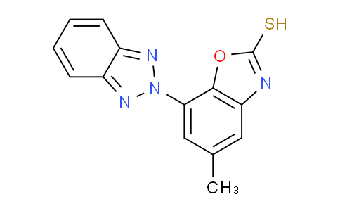 CAS No. 442644-44-2, 7-(2H-Benzo[d][1,2,3]triazol-2-yl)-5-methylbenzo[d]oxazole-2-thiol