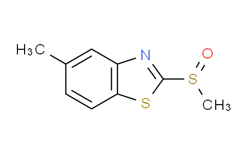 CAS No. 3779-12-2, 5-Methyl-2-(methylsulfinyl)benzo[d]thiazole