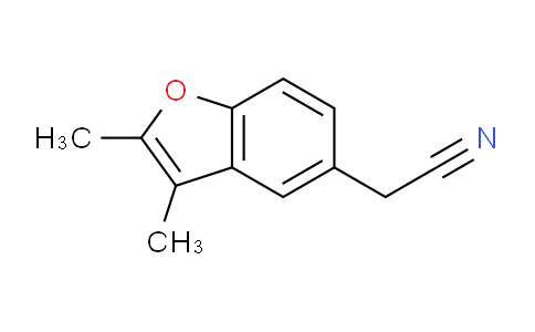 CAS No. 3782-07-8, 2-(2,3-Dimethylbenzofuran-5-yl)acetonitrile