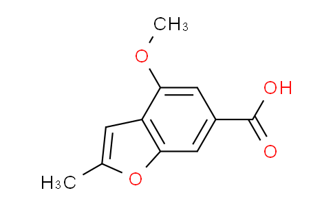 CAS No. 37963-75-0, 4-Methoxy-2-methylbenzofuran-6-carboxylic acid