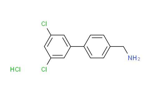 CAS No. 518357-39-6, 4-(3,5-DICHLOROPHENYL)BENZYLAMINE HCL