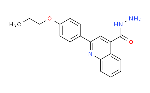 CAS No. 51842-79-6, 2-(4-Propoxyphenyl)quinoline-4-carbohydrazide