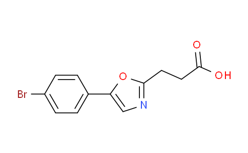CAS No. 23464-96-2, 3-(5-(4-Bromophenyl)oxazol-2-yl)propanoic acid