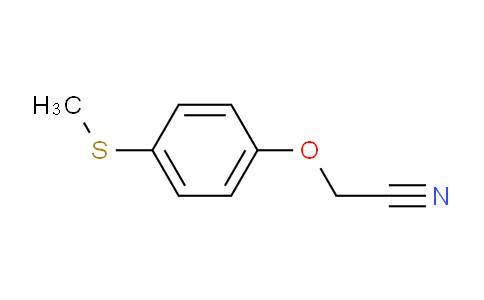 CAS No. 43111-34-8, 2-[4-(Methylthio)phenoxy]acetonitrile