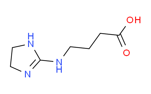 CAS No. 24341-66-0, 4-((4,5-Dihydro-1H-imidazol-2-yl)amino)butanoic acid
