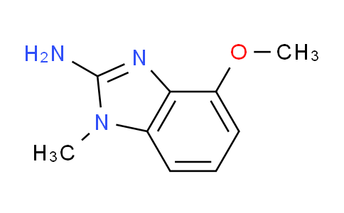 CAS No. 33235-33-5, 2-Amino-4-methoxy-1-methylbenzimidazole
