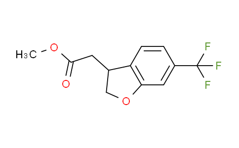 CAS No. 2070896-28-3, Methyl 6-(Trifluoromethyl)-2,3-dihydrobenzofuran-3-acetate