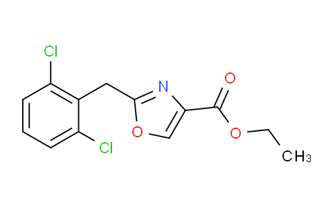 CAS No. 2070896-59-0, Ethyl 2-(2,6-Dichlorobenzyl)oxazole-4-carboxylate
