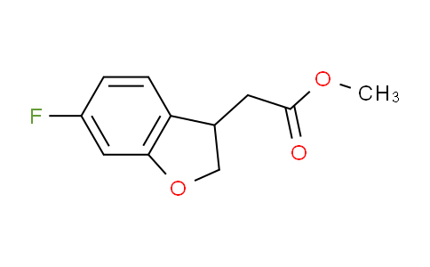 CAS No. 2070896-64-7, Methyl 6-Fluoro-2,3-dihydrobenzofuran-3-acetate