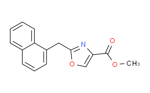 CAS No. 2070896-65-8, Methyl 2-(1-Naphthylmethyl)oxazole-4-carboxylate