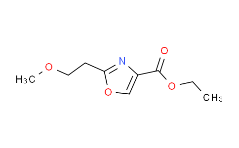 CAS No. 2070896-70-5, Ethyl 2-(2-Methoxyethyl)oxazole-4-carboxylate