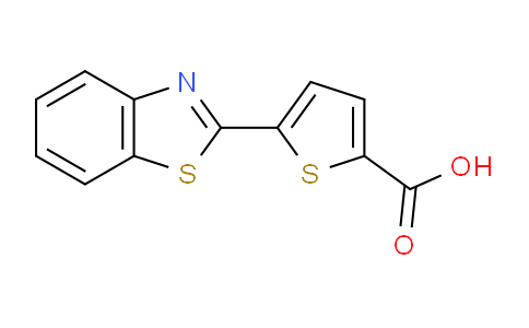 CAS No. 380431-21-0, 5-(Benzo[d]thiazol-2-yl)thiophene-2-carboxylic acid