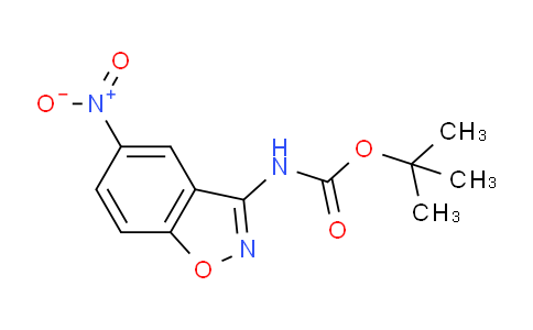 CAS No. 380629-72-1, tert-Butyl (5-nitrobenzo[d]isoxazol-3-yl)carbamate