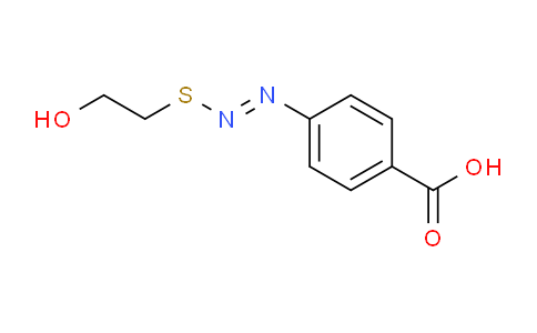 CAS No. 331837-01-5, 4-(((2-Hydroxyethyl)thio)diazenyl)benzoic acid