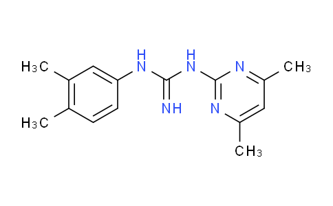 CAS No. 332073-80-0, 1-(3,4-Dimethylphenyl)-3-(4,6-dimethylpyrimidin-2-yl)guanidine