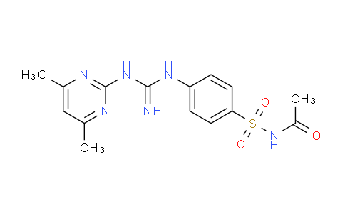 CAS No. 332144-45-3, N-((4-(3-(4,6-Dimethylpyrimidin-2-yl)guanidino)phenyl)sulfonyl)acetamide