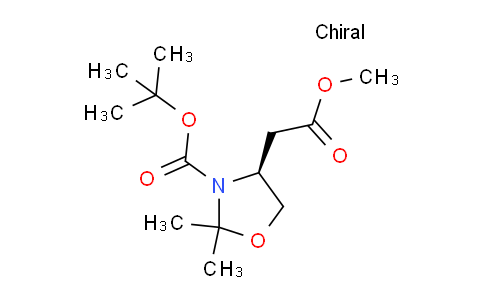CAS No. 205491-14-1, Methyl (S)-3-Boc-2,2-dimethyloxazolidine-4-acetate