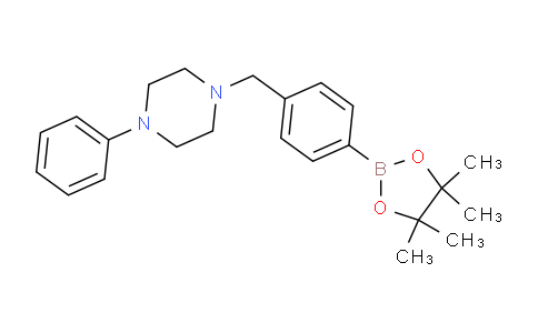 CAS No. 2055752-24-2, 1-Phenyl-4-[4-(4,4,5,5-tetramethyl-[1,3,2]dioxaborolan-2-yl)-benzyl]piperazine