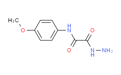 CAS No. 20580-47-6, 2-Hydrazinyl-N-(4-methoxyphenyl)-2-oxoacetamide