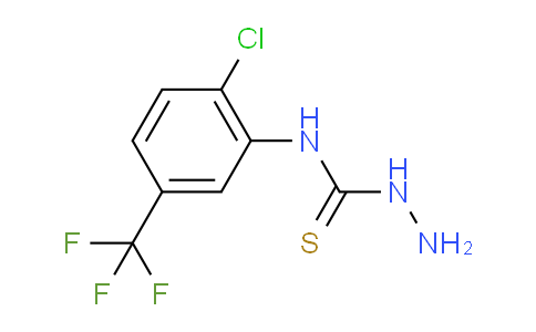 CAS No. 206559-51-5, N-(2-Chloro-5-(trifluoromethyl)phenyl)hydrazinecarbothioamide