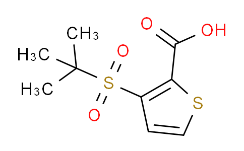 CAS No. 51285-58-6, 3-(tert-Butylsulfonyl)thiophene-2-carboxylic acid