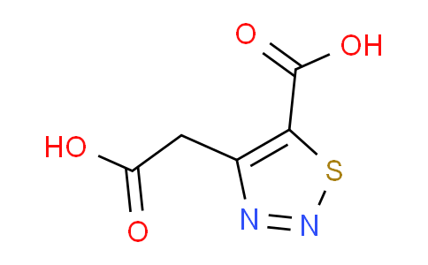CAS No. 50868-96-7, 4-(Carboxymethyl)-1,2,3-thiadiazole-5-carboxylic acid