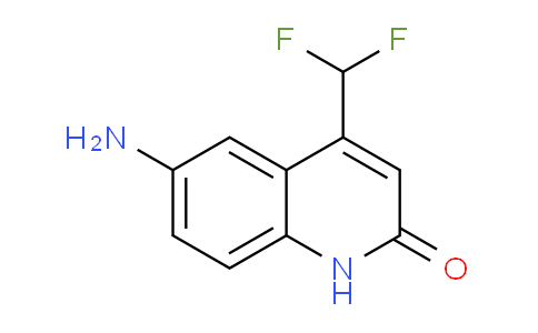 CAS No. 328955-81-3, 6-Amino-4-(difluoromethyl)quinolin-2(1H)-one