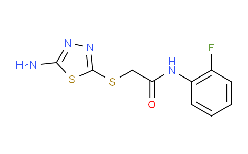 329694-46-4 | 2-((5-Amino-1,3,4-thiadiazol-2-yl)thio)-N-(2-fluorophenyl)acetamide