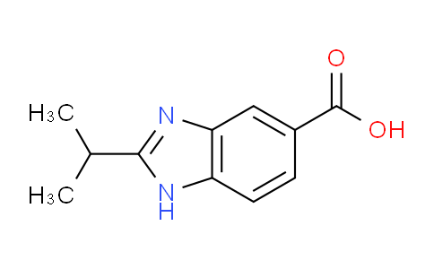 CAS No. 505078-93-3, 2-Isopropyl-1H-benzo[d]imidazole-5-carboxylic acid