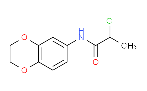 CAS No. 554438-61-8, 2-Chloro-N-(2,3-dihydrobenzo[b][1,4]dioxin-6-yl)propanamide
