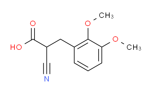 CAS No. 55502-58-4, 2-Cyano-3-(2,3-dimethoxyphenyl)propionic Acid