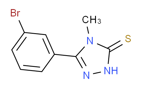 CAS No. 333771-24-7, 3-(3-Bromophenyl)-4-methyl-1H-1,2,4-triazole-5(4H)-thione