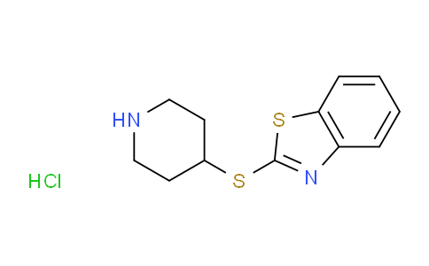 CAS No. 333992-22-6, 2-(PIPERIDIN-4-YLTHIO)BENZO[D]THIAZOLE HCL