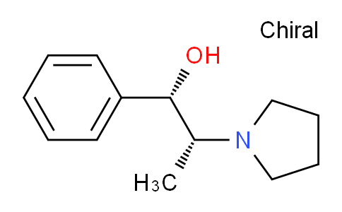 CAS No. 56571-92-7, (1S,2R)-1-PHENYL-2-PYRROLIDIN-1-YL-PROPAN-1-OL