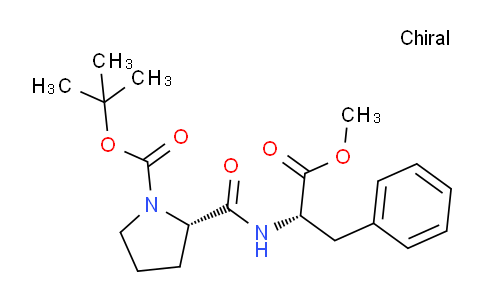 CAS No. 52071-64-4, Methyl (S)-2-[(S)-1-Boc-pyrrolidine-2-carboxamido]-3-phenylpropanoate
