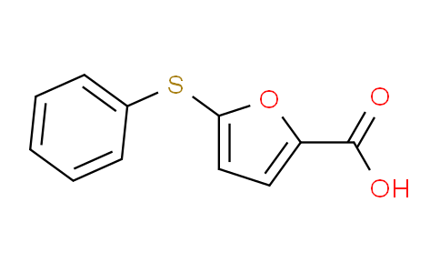 CAS No. 61942-18-5, 5-(Phenylthio)furan-2-carboxylic acid