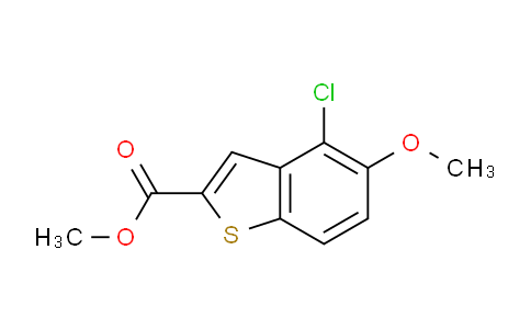 CAS No. 41280-83-5, Methyl 4-chloro-5-methoxybenzo[b]thiophene-2-carboxylate