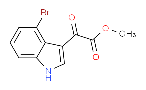 CAS No. 425640-16-0, Methyl 2-(4-Bromo-3-indolyl)-2-oxoacetate