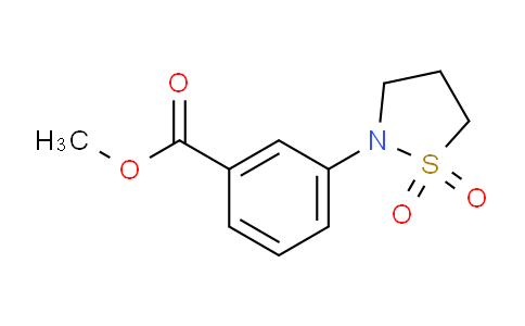 MC812890 | 279678-01-2 | Methyl 3-(1,1-Dioxido-2-isothiazolidinyl)benzoate