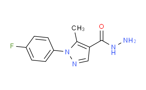 CAS No. 618092-48-1, 1-(4-Fluorophenyl)-5-methyl-1H-pyrazole-4-carbohydrazide