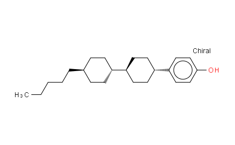CAS No. 438000-15-8, 4-[(trans,trans)-4’-Pentyl[1,1’-bicyclohexyl]-4-yl]phenol