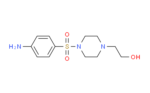 CAS No. 524718-94-3, 2-(4-((4-Aminophenyl)sulfonyl)piperazin-1-yl)ethanol