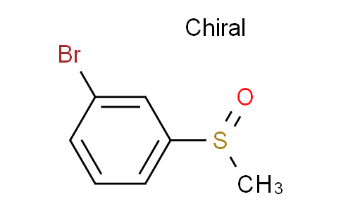 CAS No. 422551-36-8, (S)-1-Bromo-3-(methylsulfinyl)benzene